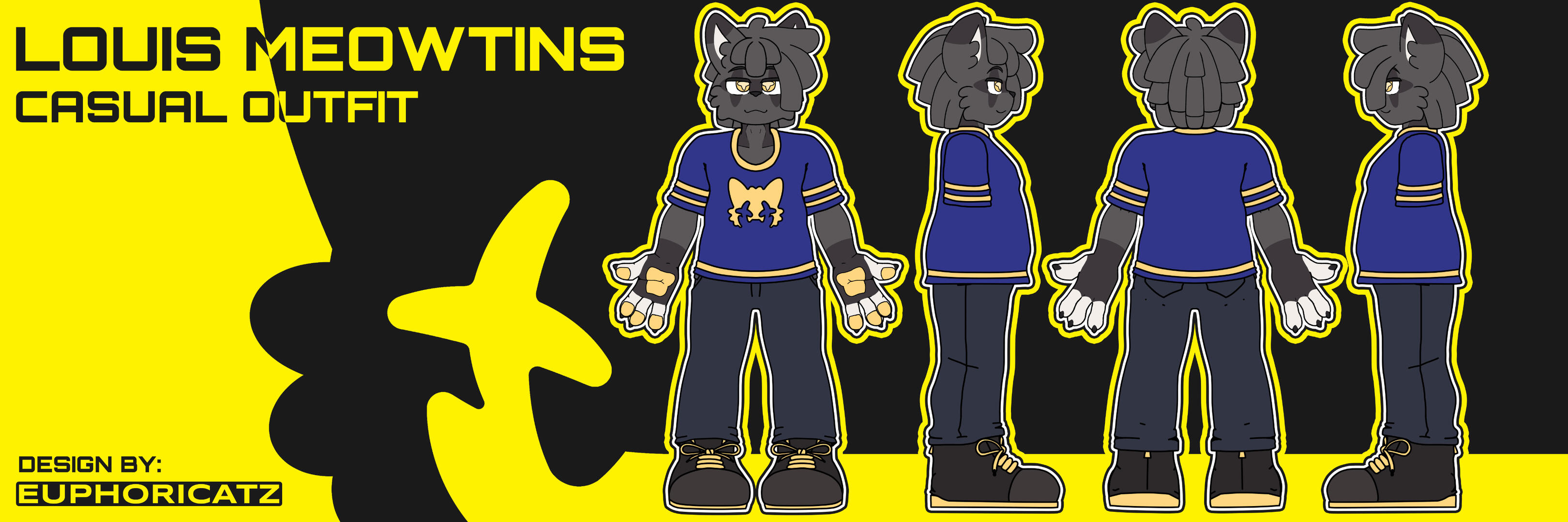 Louis Meowtins Casual Outfit